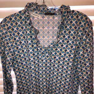 J McLaughlin M ruffle blouse